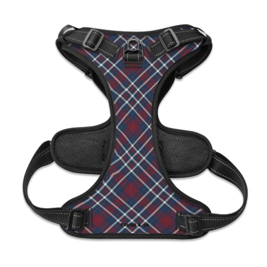 Dapper Pup Plaid Harness